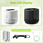 Electric Vacuum Mason Jar Sealing Kit with Lids for Wide Mouth & Regular Mouth Jars Food Preservation Vacuum Sealer