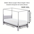 4-Corner Bed Canopy Mosquito Net – Bedroom & Camping | M / L / XL / 2XL