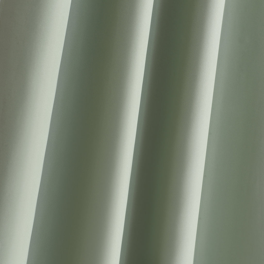 Blackout Curtains Sage Green 100% Light Blocking Thermal Insulated Grommet Drapes – Noise Reducing Energy Efficient Bedroom & Living Room Panels | 5 Sizes Pack of 2