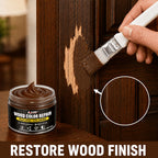 Wood Repair Paste Scratch & Crack Filler, Color-Restoring Wood Putty for Furniture, Doors, Cabinets, Tables, Chairs & Floors, Easy-to-Use Surface Repair Solution