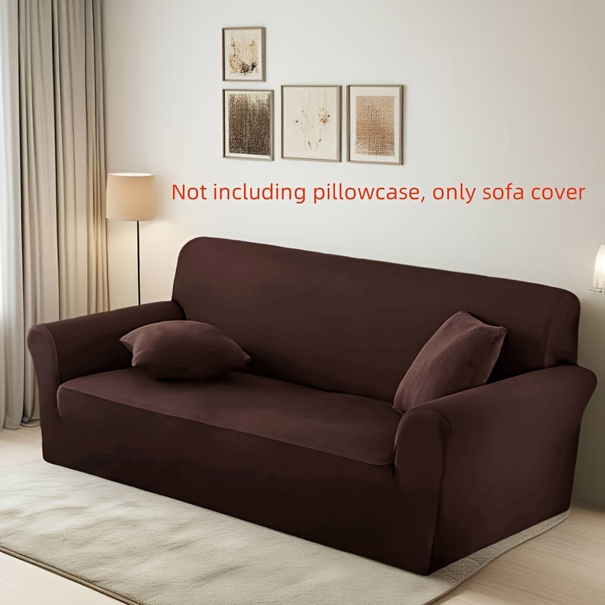 Elastic Anti-Slip Sofa Cover Cat Paw Protection – Stretch Furniture Slipcover for Living Room, Bedroom & Office, Easy Care Fabric Couch Cover (Pillowcase Not Included)