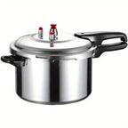 Stovetop Pressure Cooker Aluminum 4.5 6 8 Quart with Safety Release Valve Multiple Protections for Family Meals Canning & Catering Multi-Stovetop Compatible