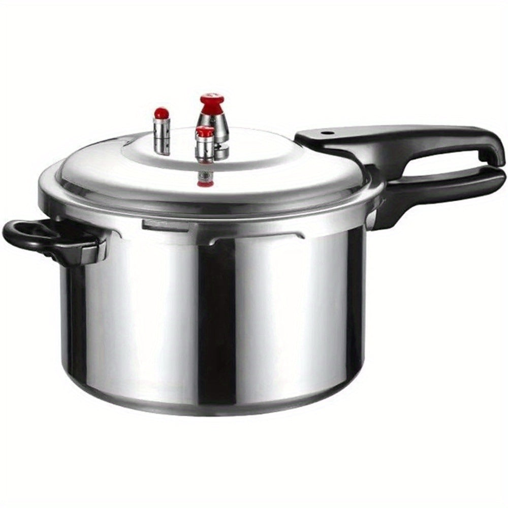 Stovetop Pressure Cooker Aluminum 4.5 6 8 Quart with Safety Release Valve Multiple Protections for Family Meals Canning & Catering Multi-Stovetop Compatible