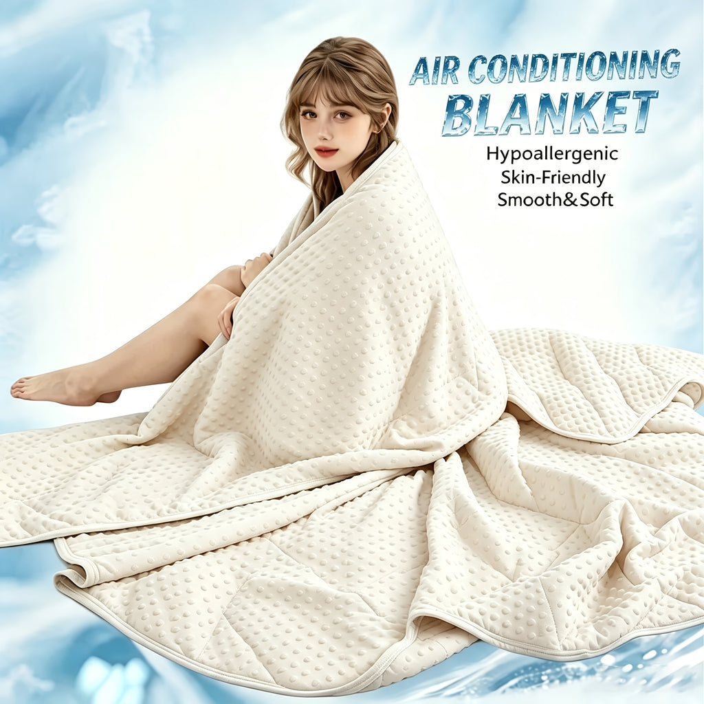 Cooling Blanket Quilt Extra Large - Lightweight Breathable Air-Cooled Moisture-Wicking Comforter for Adults Summer Heat Machine Washable Fits Most Beds