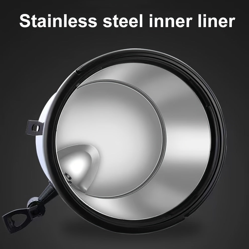 Stainless Steel Insulated Beverage Dispenser with Spigot – Food-Grade 304 Hot & Cold Drink Bucket for Tea, Coffee, Juice & Water, Party Serving Container (6L or 2.11gal)