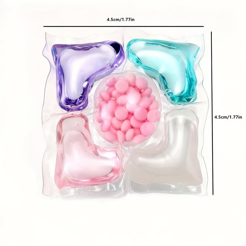 5-in-1 Laundry Detergent Beads Concentrated Formula - Chlorine-Free HE Compatible Stain Removal Laundry Beads 300g 600g Bulk Pack
