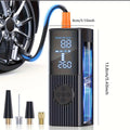 Cordless Tire Inflator 210PSI 22-Cylinder Digital Pressure Gauge Rechargeable LED Light Portable Air Pump for Car Motorcycle Bicycle Ball