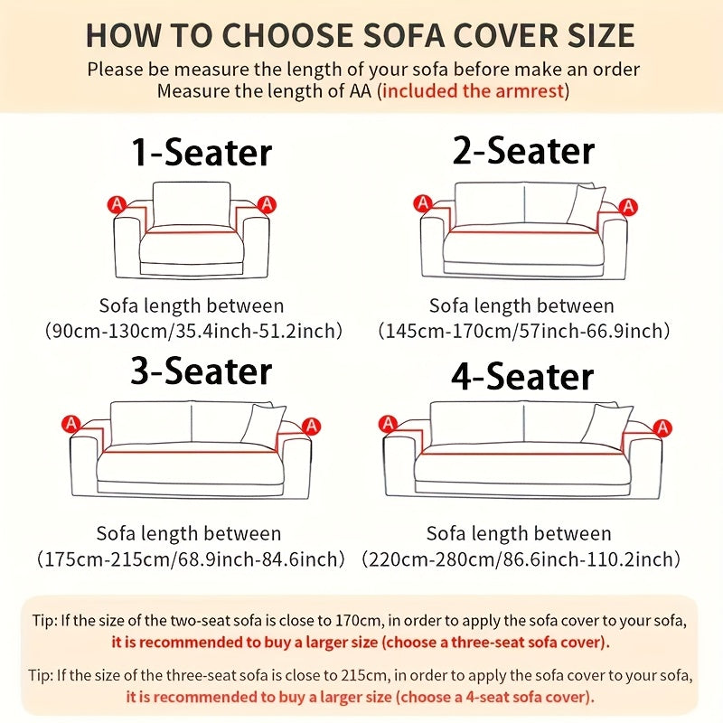 Floral Print Sofa Cover Stretch Elastic Polyester - Artistic Black Floral Pattern Couch Slipcover Machine Washable for 1 2 3 4 Seater Living Room Bedroom Dining Chair