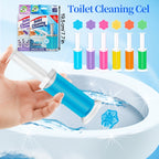 Toilet Bowl Gel Stamps 4 or 8 Pack 56–112 Count with Dispenser – 6 Fragrances Bathroom Cleaning Gel Stamp Prevents Limescale & Toilet Ring Fresh Flower Scent Air Freshener