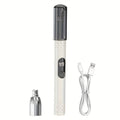 Electric Nose Hair Trimmer USB Rechargeable Unisex - Stainless Steel Painless Trimmer for Nose Ear Eyebrow Hair, Portable Grooming Tool Men Women, Green