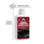 Cooktop Cleaning Paste – Removes Grease, Oil Stains & Burnt-On Food from Stove Tops, Burners & Glass Cooktops – Hydrogen Peroxide Easy Scrub Kitchen Cleaner Gel, Unscented