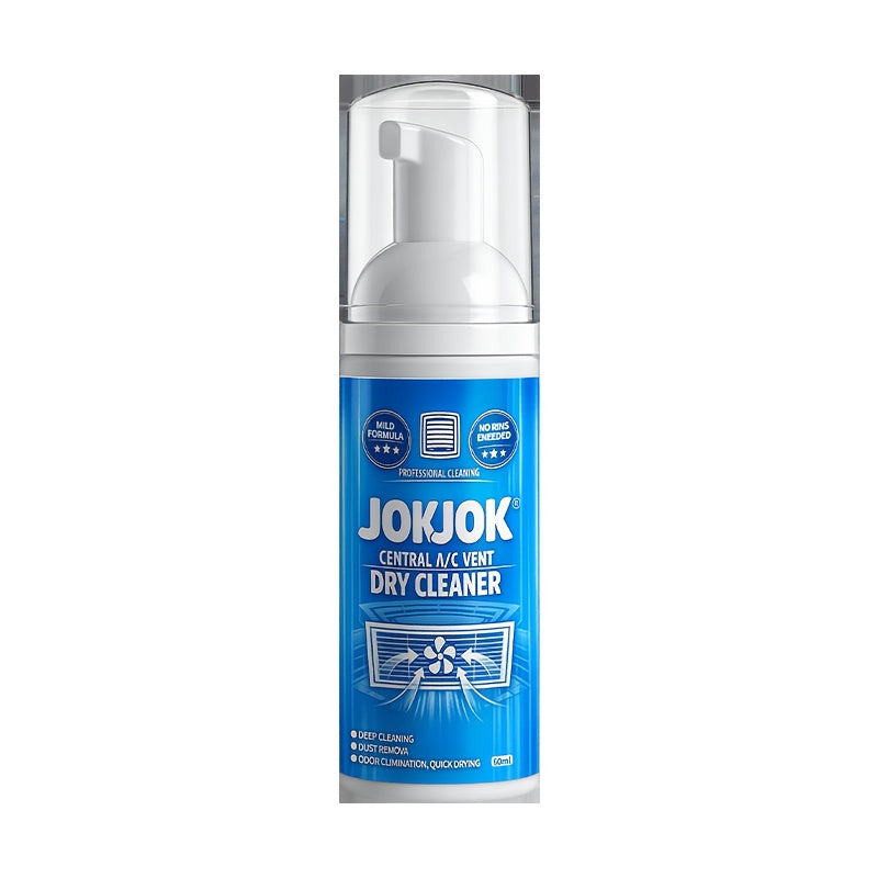 Air Conditioner Foam Cleaner No Disassembly 60ml for Central AC Vent Coil Internal System Dissolves Dirt Dust Mold Works on RV Window Mini-Split AC Units
