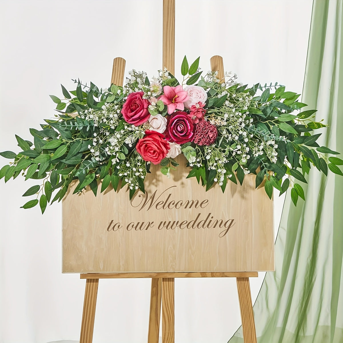 Artificial Bougainvillea Vine Green Leaves 12pcs Faux Italian Ivy for Hanging Wreaths Wedding Arches Bouquet Fillers Table Centerpieces Spring Home Seasonal Decor