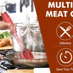 3-Piece Handheld Mixing Spatula & Chopper Set – Break-Resistant, Heat-Resistant Non-Stick Blend & Chop Tool – Potato Masher, Salad Chopper & Food Grinder – Kitchen Essentials