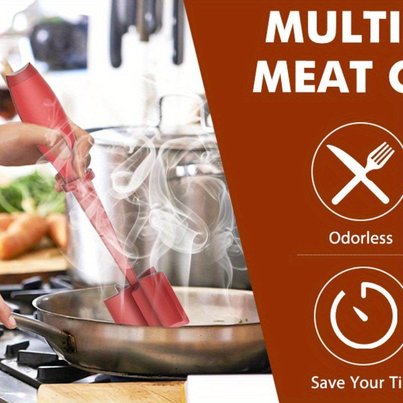 3-Piece Handheld Mixing Spatula & Chopper Set – Break-Resistant, Heat-Resistant Non-Stick Blend & Chop Tool – Potato Masher, Salad Chopper & Food Grinder – Kitchen Essentials