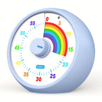 60-Minute Visual Countdown Timer | Silent, Color-Coded | Classroom, Office & Kitchen