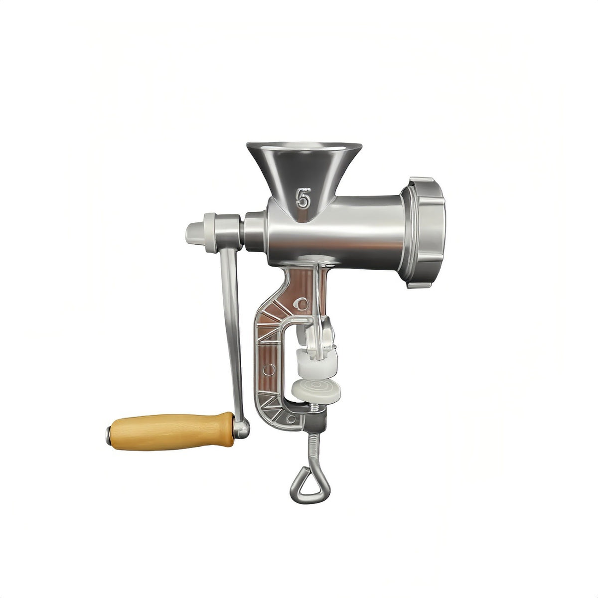 Manual Meat Grinder with Table Clamp – Heavy-Duty Stainless Steel Hand Crank Food Processor for Grinding Meat, Vegetables & Spices – No Electricity Required, Easy to Clean Kitchen Tool
