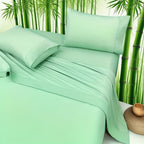 4-Piece Bamboo Bed Sheet Set | 2200TC Deep Pocket, Cooling & Breathable