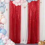 Sequin Curtain Backdrop Panels 24x84 Inches Set of 2 – Glitter Shimmer Party Backdrop for Weddings Birthdays Baby Showers Proms & Photo Booths, 31 Colors