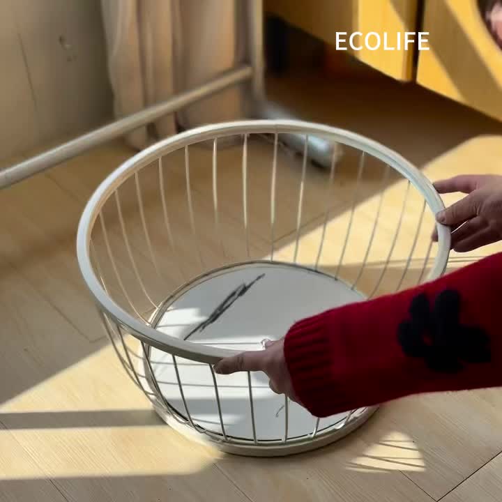 Rotating Coat Rack with Storage Basket and 6 Hooks 4 Wheels Freestanding Entryway Organizer for Coats Hats Bags