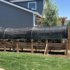 40% Shade Cloth with Grommets for Greenhouse, Garden & Pergola – Mesh Sunshade Netting for Plant Heat Protection, Chicken Coops & Outdoor Patios