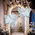 3D Butterfly Wall Decorations 3pcs Large 50cm Artificial Butterfly Party Decor for Baby Shower Wedding Birthday Home Bedroom Nursery Supplies – Set of 3
