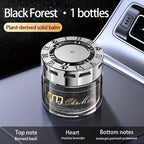 Solid Car Perfume Balm 2-Pack – Long-Lasting Light Fragrance Car Air Freshener & Interior Ornament, 5 Scent Combos: Lavender, Black Forest, Cologne, Wilderness & Gardenia Berry