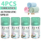 Automatic Spray Air Freshener Refill 8.45 oz 6 Scents 1-Pack and 4-Pack Odor Fighting for Home Bathroom Closet Car Office Fabric Lavender Magnolia Ocean Vanilla