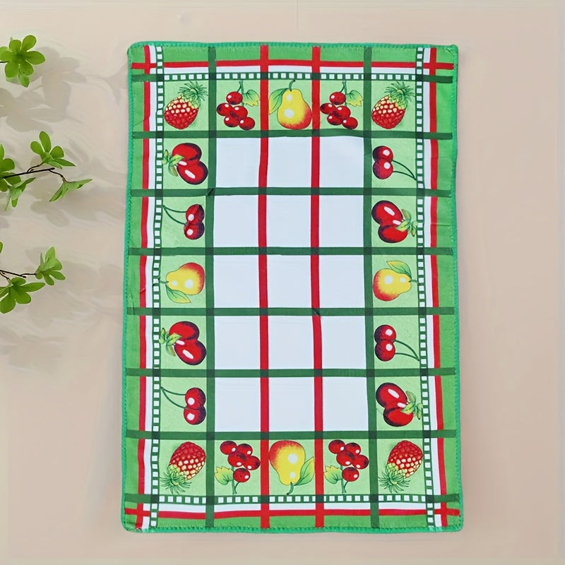 Kitchen Towels Set of 6 Colorful Printed Dishcloths Soft Absorbent Holiday Tea Towels Hand Towels Decorative Kitchen Decor Cleaning Supplies