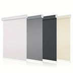 Blackout Cordless Roller Shades – Free-Stop Blinds with Valance Thermal Insulated UV Protection | 4 Colors, 26 Sizes