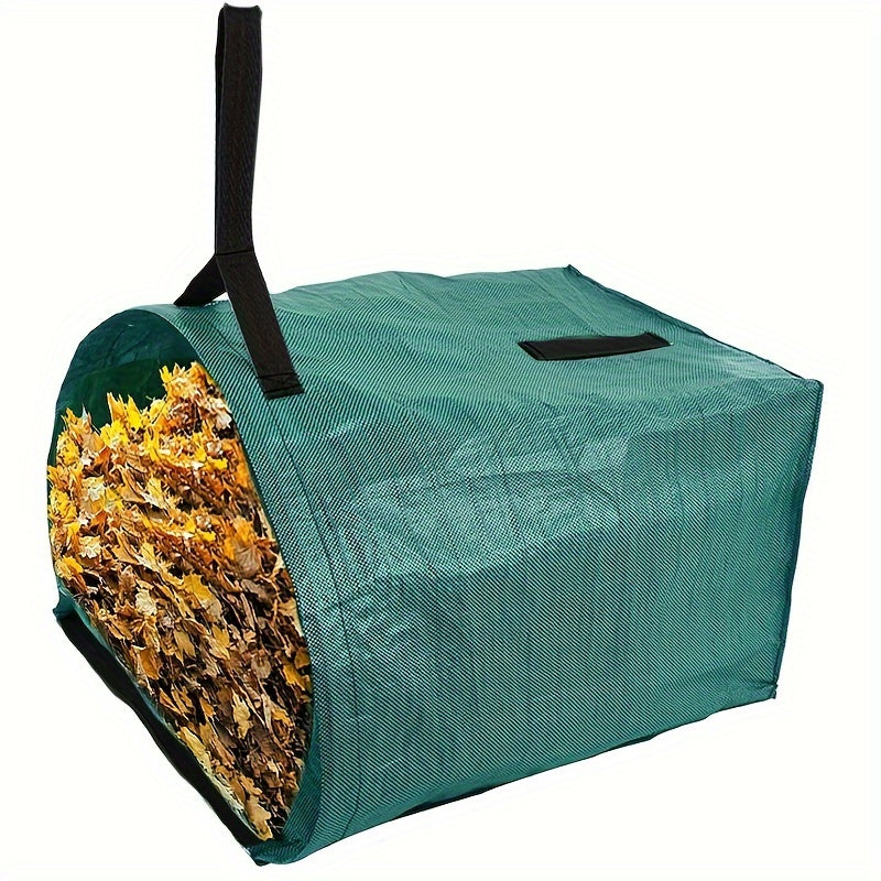 Garden Leaf Bags Reusable 52 Gallon with Handles Waterproof Yard Waste Bag for Fallen Leaves Plant Debris Lawn Clippings Compost 1 or 2 Pack