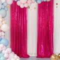Sequin Curtain Backdrop Panels 24x84 Inches Set of 2 – Glitter Shimmer Party Backdrop for Weddings Birthdays Baby Showers Proms & Photo Booths, 31 Colors