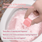 Toilet Bowl Cleaner Tablets Pink Effervescent Automatic Cleaning Tabs Powerful Descaling Deodorizing Long-Lasting Fragrance Household Bathroom 36 72 108 Pcs