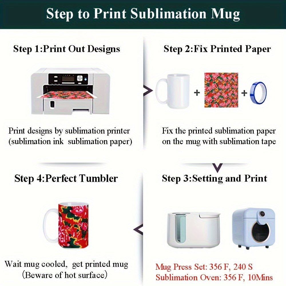 Sublimation Mugs 12 Pack White Coffee Cups with Gift Boxes - 11oz & 15oz Blank Ceramic Mugs for DIY Printing, Bulk Gifts & Custom Orders
