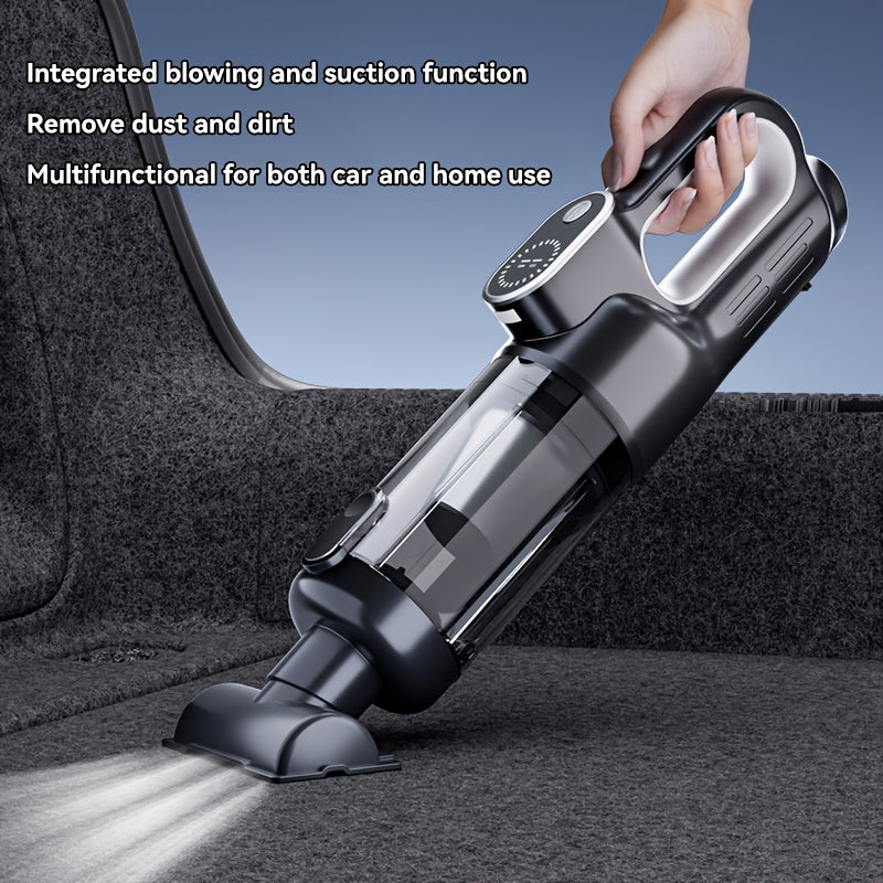 Handheld Cordless Vacuum Cleaner 13KPa Powerful Suction USB Rechargeable Wireless Mini Vac for Home Car Automotive Dust Debris