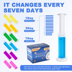 Toilet Bowl Cleaning Gel Flowers 84/168 Pcs Freshener Deodorizer Prevents Stains Limescale Safe on Glaze for Home RV Yacht Kitchen Sink Bathroom Essentials