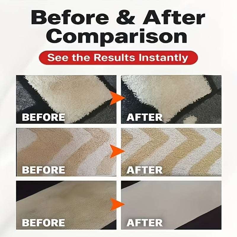 Sofa & Fabric Stain Remover Spray, Citric Acid Formula Multi-Surface Upholstery Cleaner, Non-Toxic Quick-Drying Safe for Sofas, Upholstery & Car Interiors