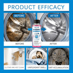 Unscented Washing Machine Cleaner 100ml – Citric Acid Formula Removes Limescale & Detergent Residue, Eliminates Odors & Extends Machine Life for Front Load & Top Load Washers