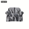 Printed Skirt Sofa Slipcover 1pc - Elastic Pet Anti-Dirt All-Purpose Sofa Protection Cover for Living Room Home Decor Sofa Cushion Cover
