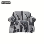 Printed Skirt Sofa Slipcover 1pc - Elastic Pet Anti-Dirt All-Purpose Sofa Protection Cover for Living Room Home Decor Sofa Cushion Cover