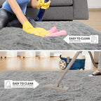 Luxury Soft Fluffy Shag Rug – Machine Washable Non-Slip Shaggy Carpet for Living Room, Bedroom & Home Decor, Multiple Colors & Sizes