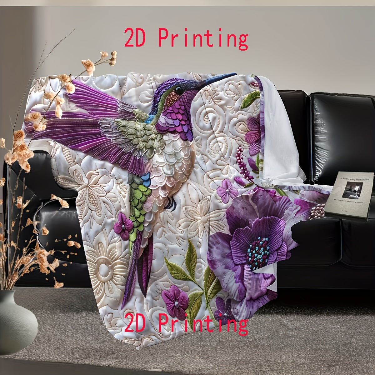Butterfly Flannel Blanket – Soft Gift for Mom from Daughter | 2D Print Throw Blanket | Mother’s Day, Christmas, Thanksgiving & Birthday Gift | 4 Sizes