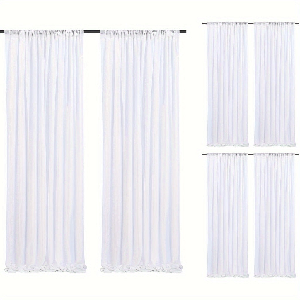 Sequin Curtains Backdrop 4 & 6 Panels 2x8FT - Shimmer Glitter Party Backdrop Curtain for Wedding Birthday Bachelorette Photo Booth, 25 Colors Reusable Event Decoration