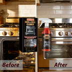 Stove & Oven Foam Cleaner Spray – Heavy-Duty Grease & Old Dirt Remover for Ovens, Grills & Kitchen Surfaces, Citric Acid Formula, Odor Eliminator, Hassle-Free Clean