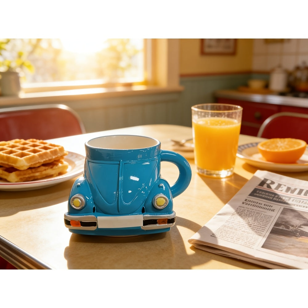 Sports Car Shaped Coffee Mug | Novelty Large Capacity Unique Drinkware Office Decor Gift for Car Lovers