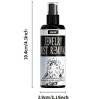 Jewelry & Metal Polishing Cream with Cloth, Restores Shine on Gold Silver Coins & Watches, Glycerin Formula Unscented Mild Metal Cleaner & Polish for Jewelry Care, 1.01 oz