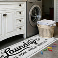Non-Slip Runner Rug with Rubber Backing Machine Washable Floor Mat for Hallway Entryway Bathroom Laundry Room Rural Design 2 Sizes