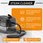 Steam Cleaner Multi-Model – High-Pressure Handheld with LCD Display, Gear Adjustment & 40oz Tank | One-Key, DMT02, D05 & XL Capacity CA02 for Kitchen, Carpet & Sofa