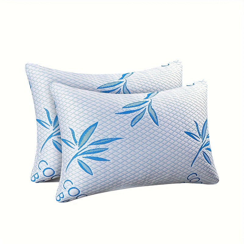 Firm Supportive Sleep Pillows Set 2/4 Pack – Hotel-Grade Cool-Touch, Soft Fiber Fill, Back Stomach Side Sleeper Pillow Standard Queen King