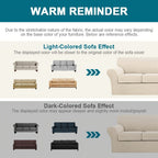 Grid Pattern Elastic Sofa Cover – Anti-Slip Full Coverage Stretchable Sofa Protector Machine Washable Classic Design for Living Room Bedroom Office